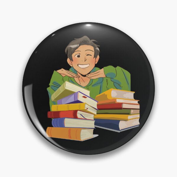 Item preview, Anime boy with books. designed and sold by MGfashionnew.