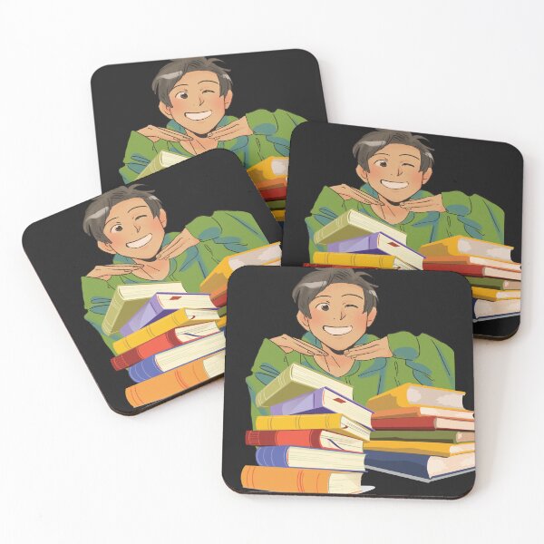 Item preview, Anime boy with books. designed and sold by MGfashionnew.