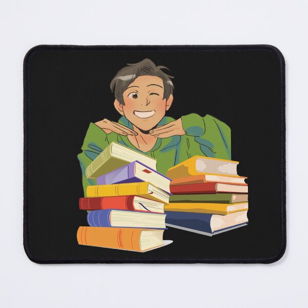 Item preview, Anime boy with books. designed and sold by MGfashionnew.