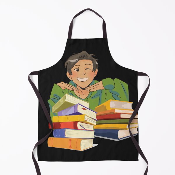 Item preview, Anime boy with books. designed and sold by MGfashionnew.