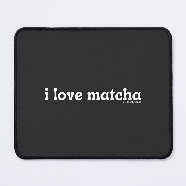 Item preview, I love matcha, v13b, pink, white | by @lilsboobthangs designed and sold by lilsboobthangs.
