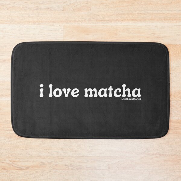 Item preview, I love matcha, v13b, pink, white | by @lilsboobthangs designed and sold by lilsboobthangs.