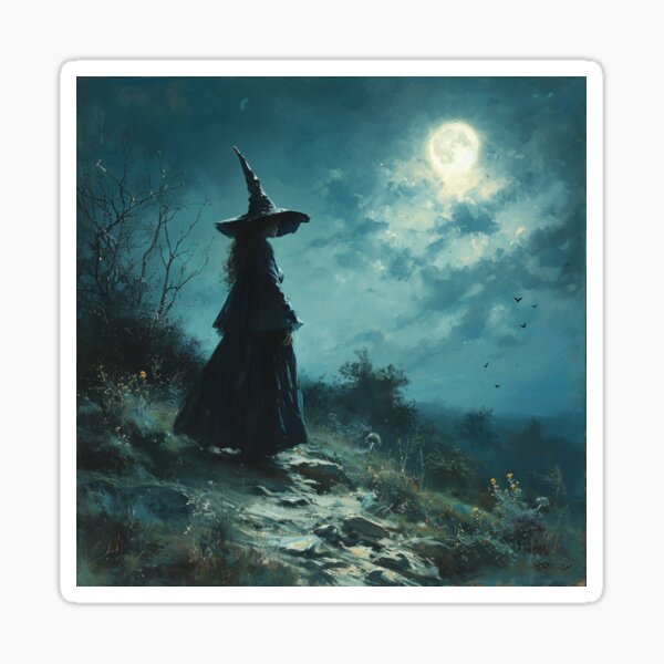 Item preview, Moonlit Witch designed and sold by Solace Sparkles.