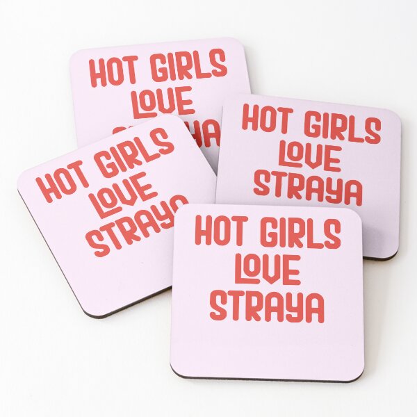 Item preview, Hot Girls Love Straya - Red Bold Text designed and sold by Chubuter.