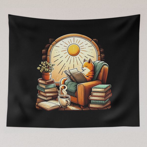 Item preview, Cozy Chapters,Purrfect Pages designed and sold by Coollzone.
