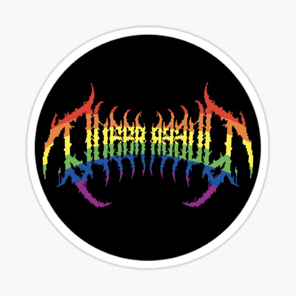 Aperçu de l'œuvre Être queer c'est du metal créée et vendue par orionsblade6.