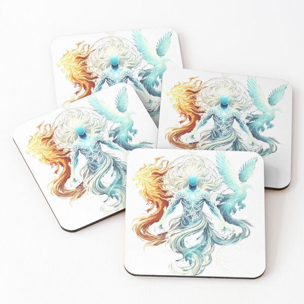 Item preview, Mystical Figure with Dual Forms designed and sold by SuperNerdStore.