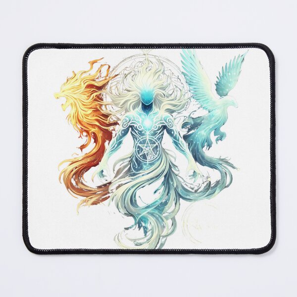 Item preview, Mystical Figure with Dual Forms designed and sold by SuperNerdStore.