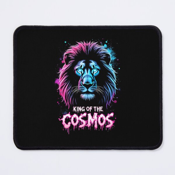 Item preview, King Of The Cosmos Lion Face Neon Design designed and sold by GesparHouse.