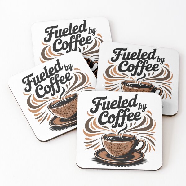 Artikelvorschau, Fueled by Coffee – Kaffeeliebhaber Motiv entworfen und verkauft von MrERNST.