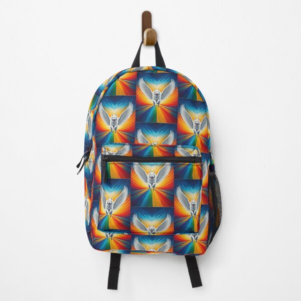 Item preview, Samoyed Dog with Wings - Rainbow Bridge designed and sold by TheresaNicole.