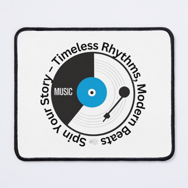 Item preview, Minimalist Music Festival Logo – Geometric Turntable & Vinyl Design, Bold Circular Art for Modern Audiophiles, Spin Your Story Branding designed and sold by WeirdlyWorn.