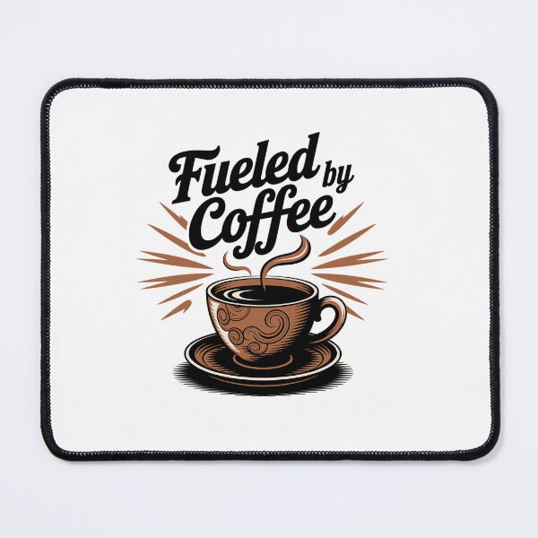 Item preview, Fueled By Coffee - Coffee Lover Motif designed and sold by MrERNST.