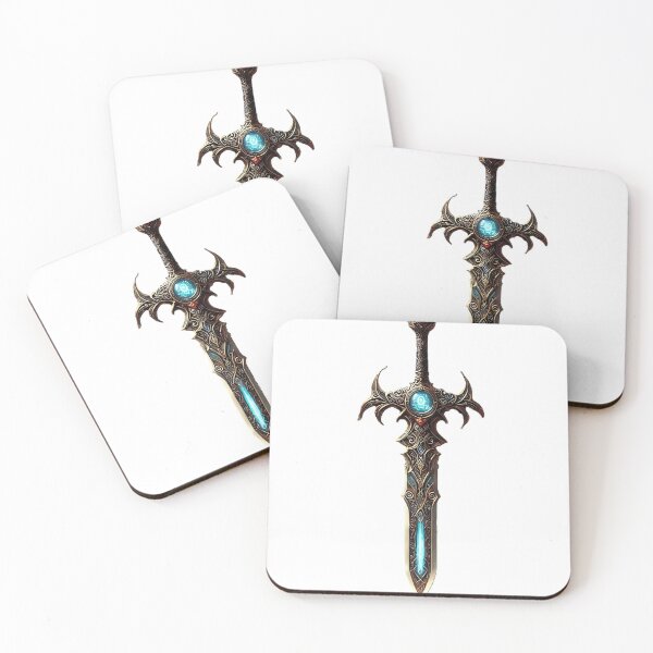 Item preview, Magical Sword with Blue Gem designed and sold by SuperNerdStore.