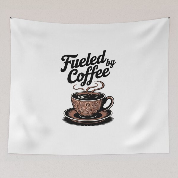 Item preview, Fueled By Coffee - Coffee Lover Motif designed and sold by MrERNST.