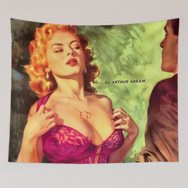 Item preview, Pulp Sex Cover - Reprint of Vintage Pulp Sexy book Badge of Shame designed and sold by Very Peculiar.