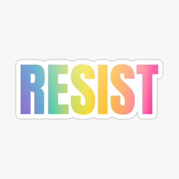 Artikel-Vorschau von RESIST Regenbogen, designt und verkauft von Caring Hearts.