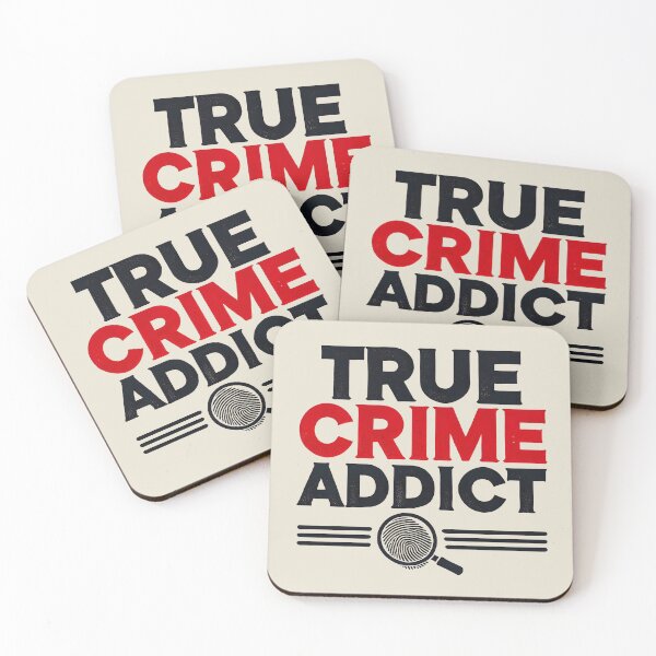 Item preview, True Crime Addict designed and sold by Shrouded Unraveled.