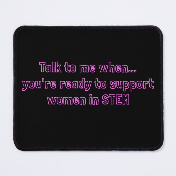 Item preview, Neon Pink Support Women in STEM designed and sold by STEM Factually.