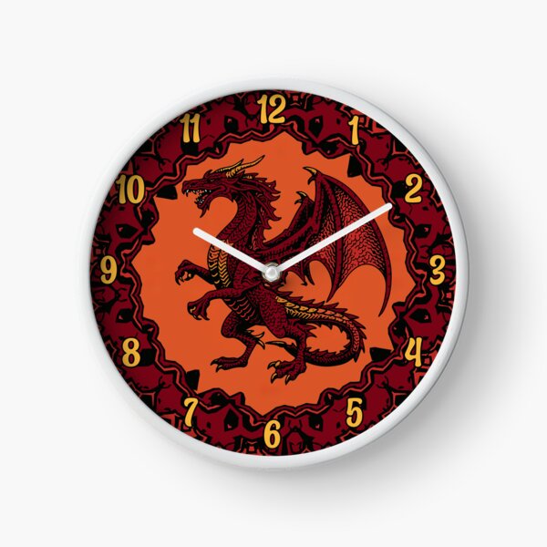 Item preview, Crimson Dragon  designed and sold by allaboutclocks.