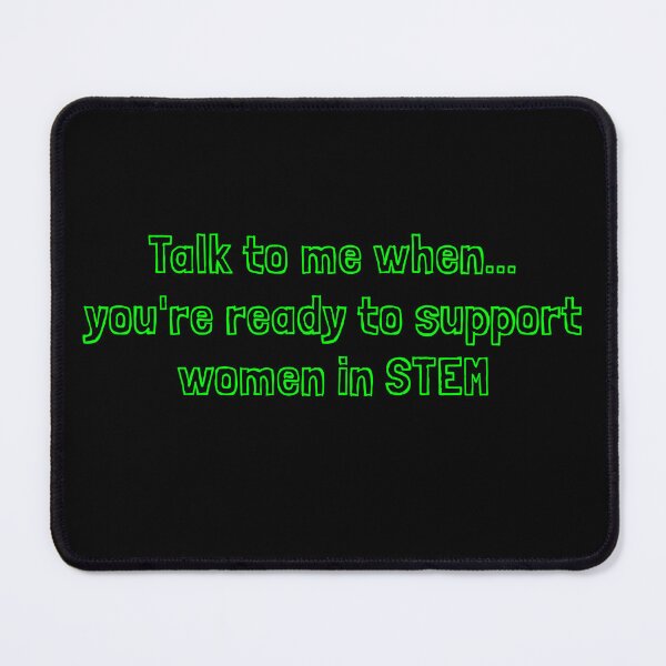 Item preview, Neon Green Support Women in STEM designed and sold by STEM Factually.