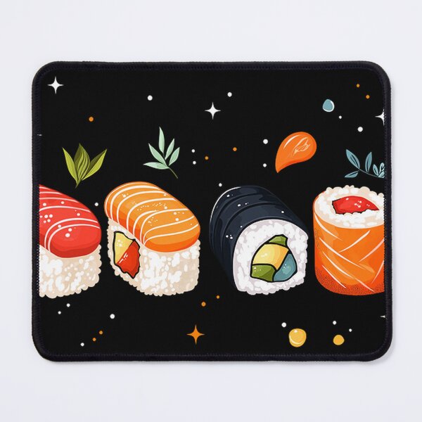 Item preview, Watercolor Sushi Art – Japanese Food Illustration designed and sold by MysticArtisan.