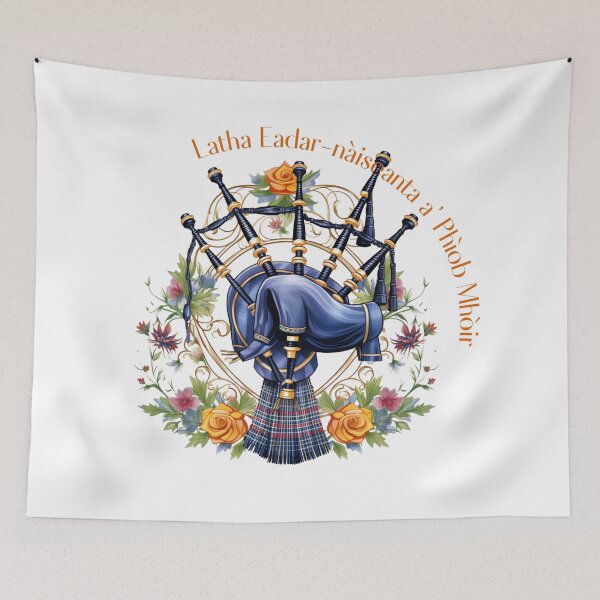 Item preview, Elegant International Bagpipe Day – A Tribute to Scottish Tradition designed and sold by GGtiger.