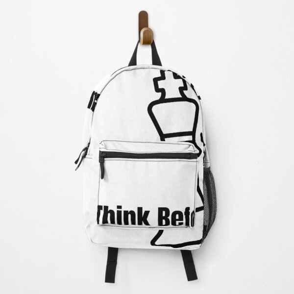 Item preview, Think Before You Move – Funny Chess Quote Minimalist Design designed and sold by YiqingYes.