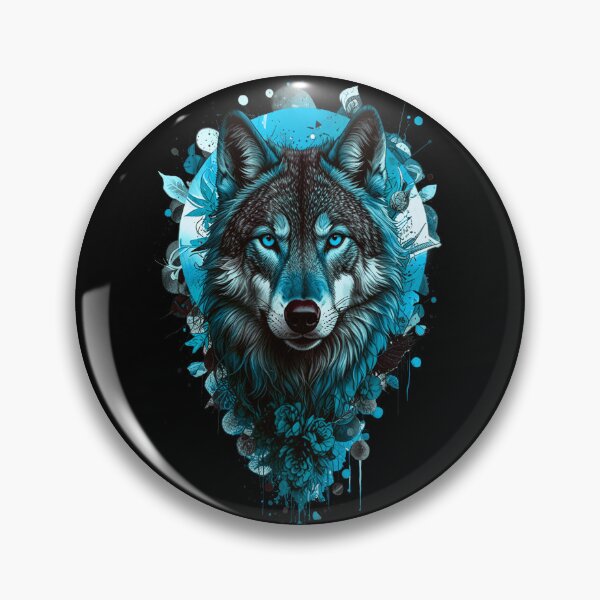 Item preview, Wolf Art - BLUE designed and sold by StefAnimal.