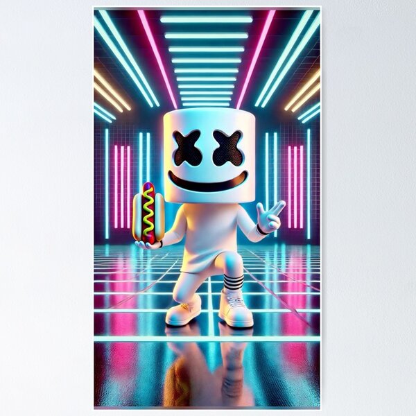 Item preview, Dj Marshmello Hot dog designed and sold by JBaystro.