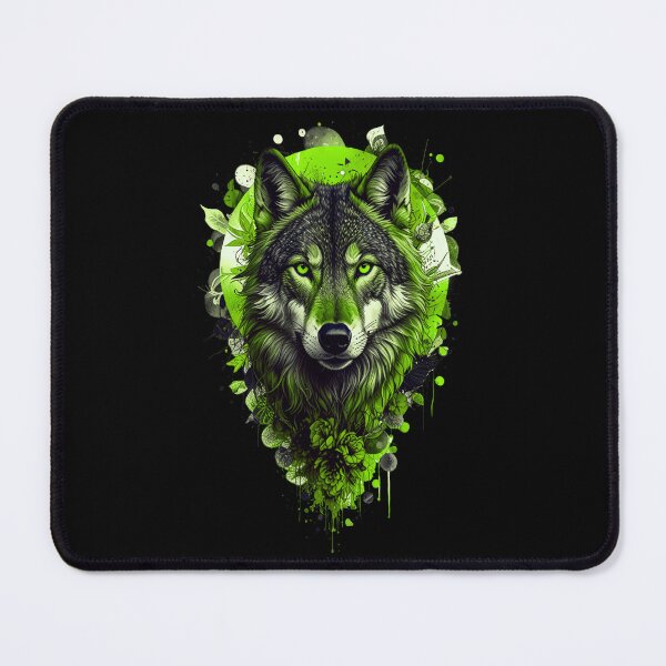 Item preview, Wolf Art - GREEN designed and sold by StefAnimal.