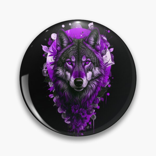 Item preview, Wolf Art - PURPLE designed and sold by StefAnimal.
