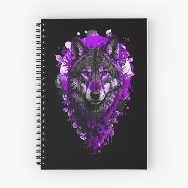 Item preview, Wolf Art - PURPLE designed and sold by StefAnimal.