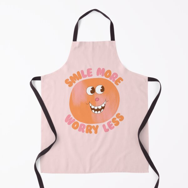 Item preview, Smile More Worry Less, Happy Face designed and sold by yellowflowerhut.