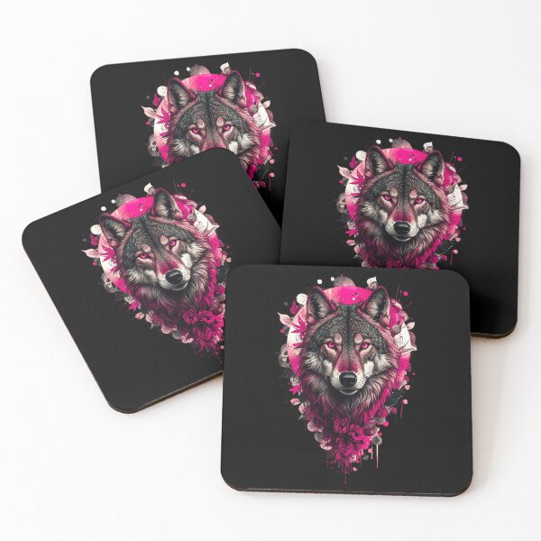 Item preview, Wolf Art - PINK designed and sold by StefAnimal.