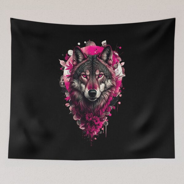 Item preview, Wolf Art - PINK designed and sold by StefAnimal.