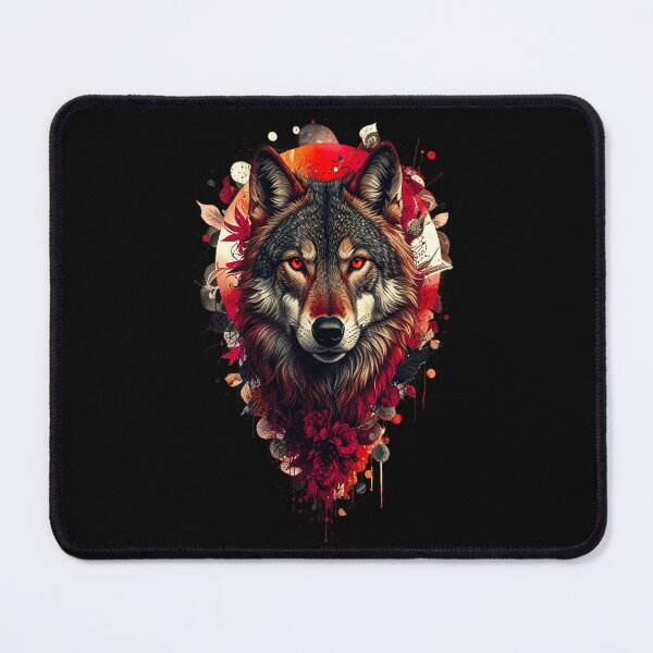 Item preview, Wolf Art - RED designed and sold by StefAnimal.