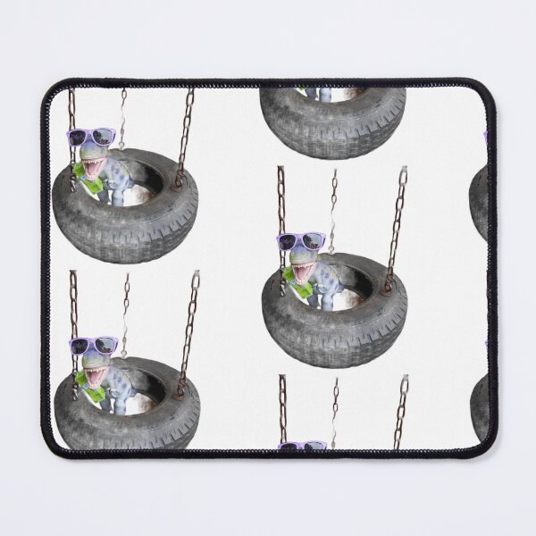 Item preview, Toy dinosaur in tire swing  designed and sold by Lauracolleen3.