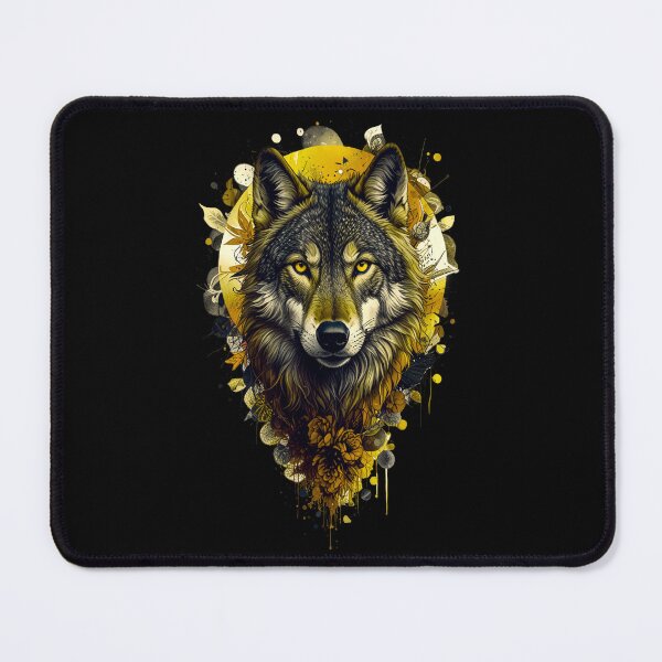 Item preview, Wolf Art - YELLOW designed and sold by StefAnimal.
