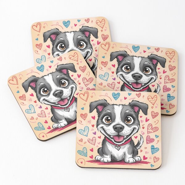 Item preview, Cute Dog with flowers, dogs pattern meme, funny dog with flowers designed and sold by Cuteanimalgifts.