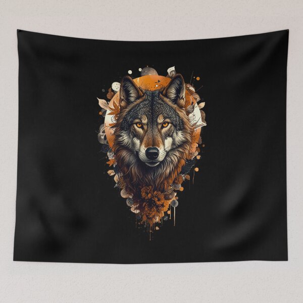 Item preview, Wolf Art - ORANGE designed and sold by StefAnimal.
