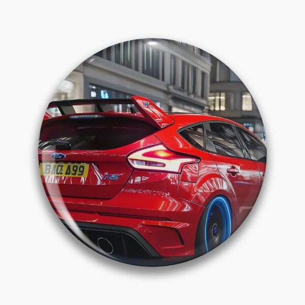 Item preview, Red Ford Focus RS Poster – Bold Performance in Stunning Detail II designed and sold by AutoPopStudio.