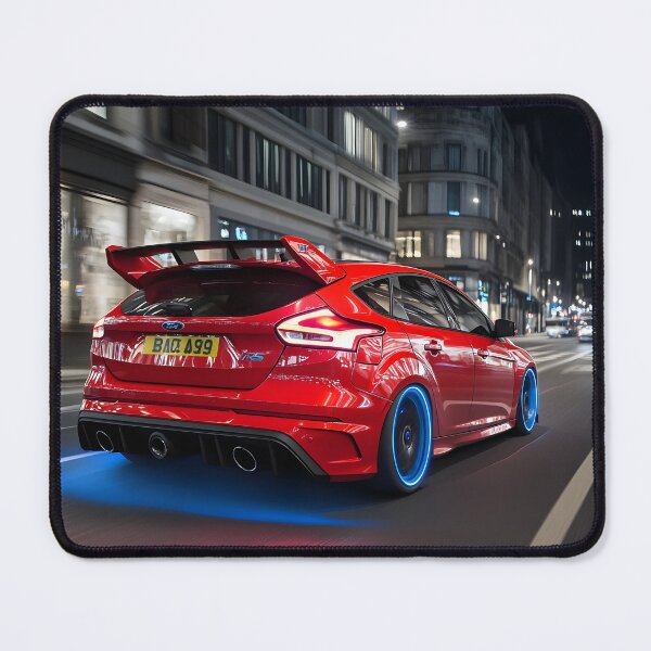 Item preview, Red Ford Focus RS Poster – Bold Performance in Stunning Detail II designed and sold by AutoPopStudio.