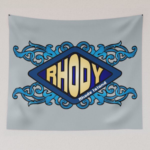 Item preview, Rhody Rhode Island emblem retro sign designed and sold by studioss76.