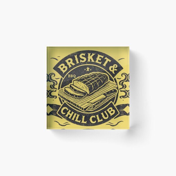 Artikelvorschau, Brisket & Chill Club – BBQ-Liebhaber entworfen und verkauft von Timber & Dust.