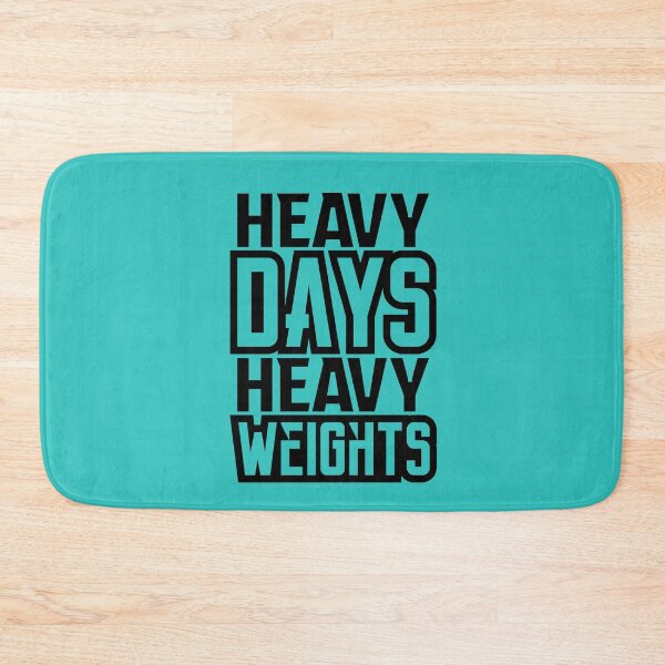 Item preview, Heavy Days Heavy Weights Motivation Gym lover Gift designed and sold by Plant On Demand.