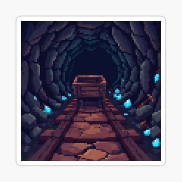 Aperçu de l'œuvre Pixel RPG - Mineshaft créée et vendue par Pixels & Popcorn.