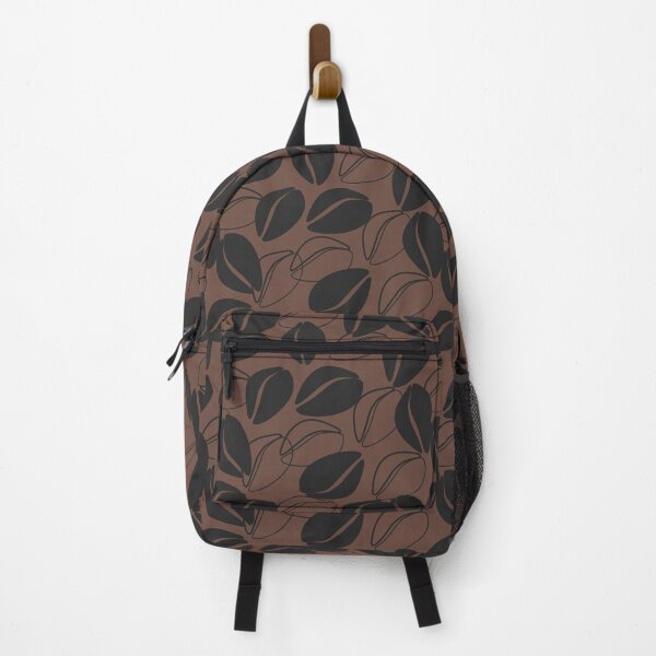 Item preview, Cool Coffee Beans (Dark Roast Brown Seamless Random Repeat Pattern Print) designed and sold by MoePark.
