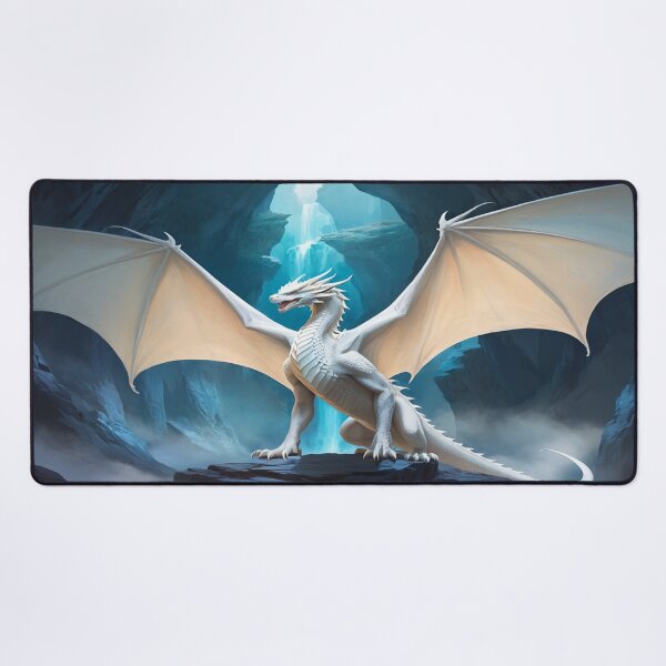 Aperçu de l'œuvre dragon blanc créée et vendue par Poncharelos.