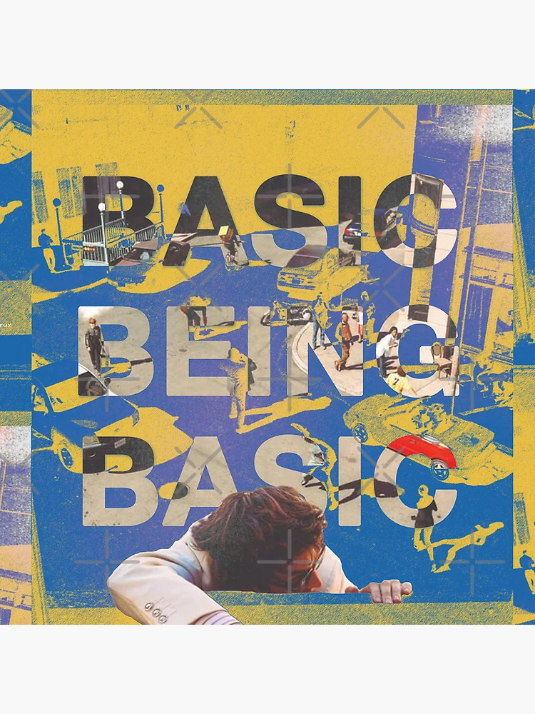 Thumbnail 4 of 4, Clock, Basic being basic by Djo Inverted designed and sold by gutsycrux.